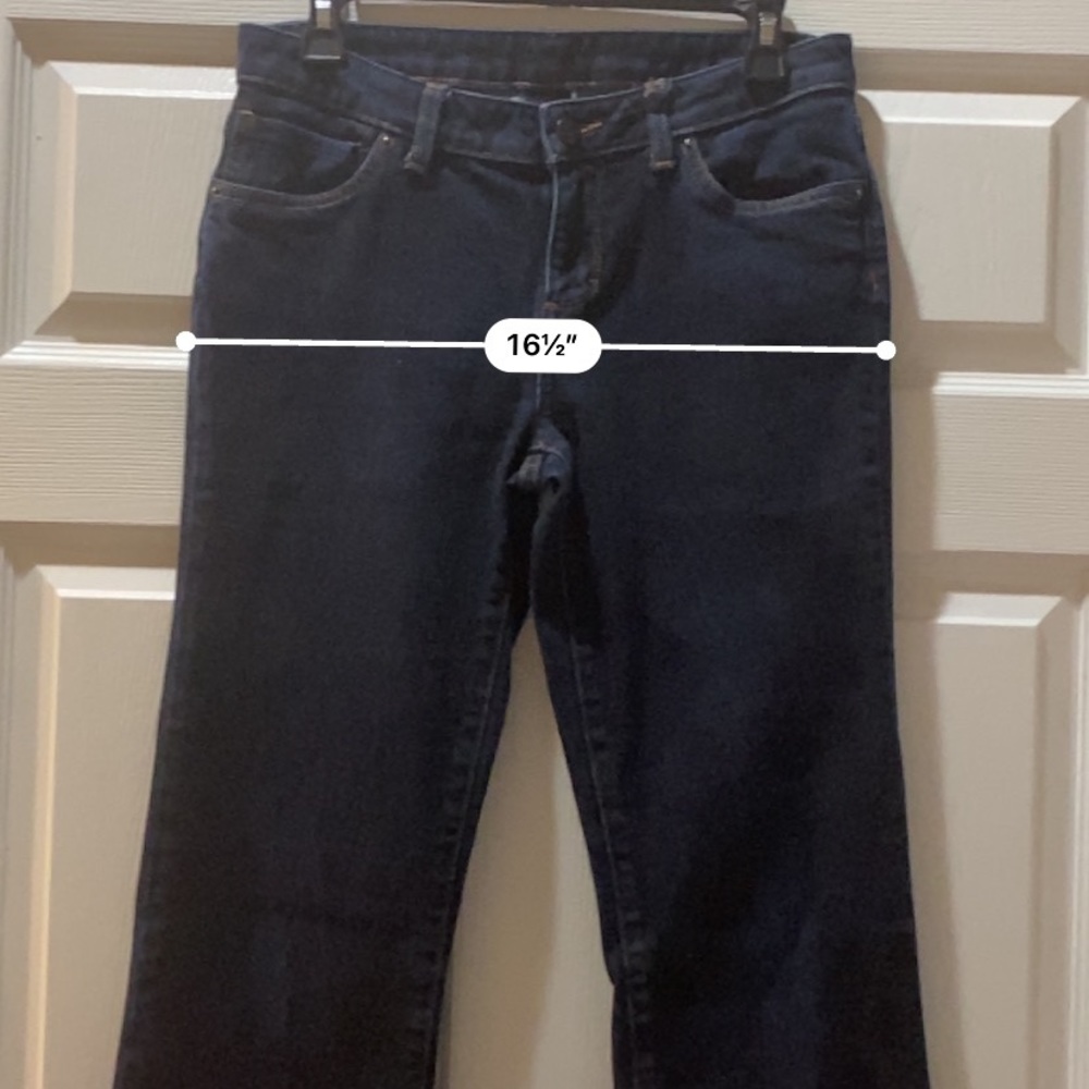 Patagonia Dark Blue Wide Jeans Size:28 - Picture 11 of 12